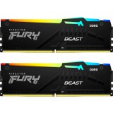 Оперативная память 32Gb DDR5 6000MHz Kingston Fury Beast RGB (KF560C40BBAK2-32) (2x16Gb KIT)