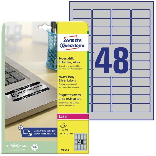 Этикетки Avery Zweckform L6009-20