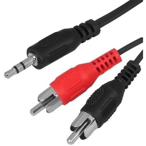 Кабель 3.5 Jack (M) - 2x RCA (M), 5м, Rexant 17-4205