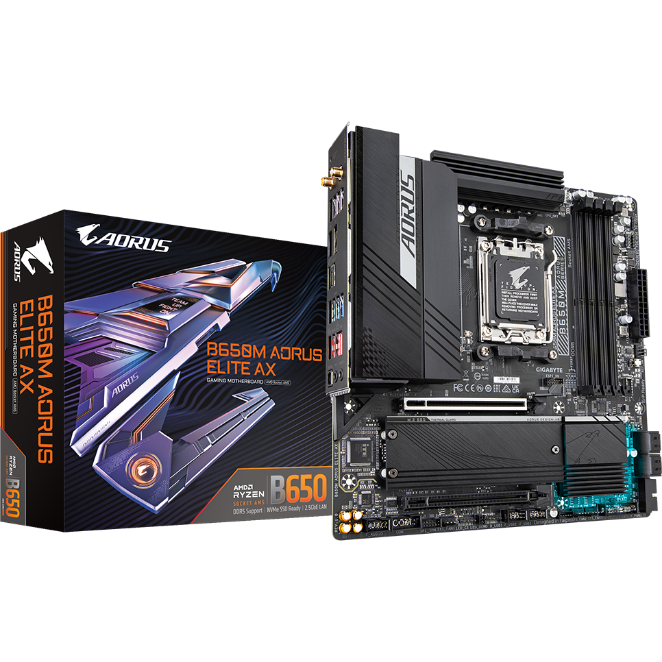 Материнская плата Gigabyte B650M AORUS ELITE AX - фото 6