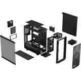 Корпус Fractal Design Meshify 2 Compact Lite Black TG Light Tint (FD-C-MEL2C-03)