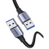 Кабель USB A (M) - USB A (M), 0.5м, UGREEN US373 Black (80789)