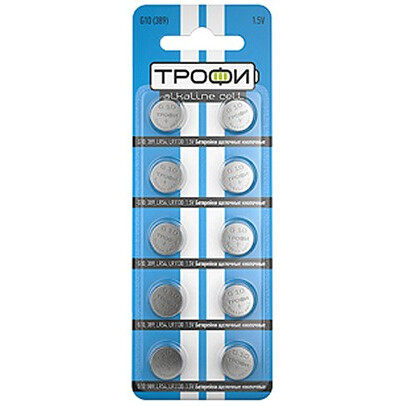 Батарейка Трофи G10 (LR1130, 10 шт.) - C0035051