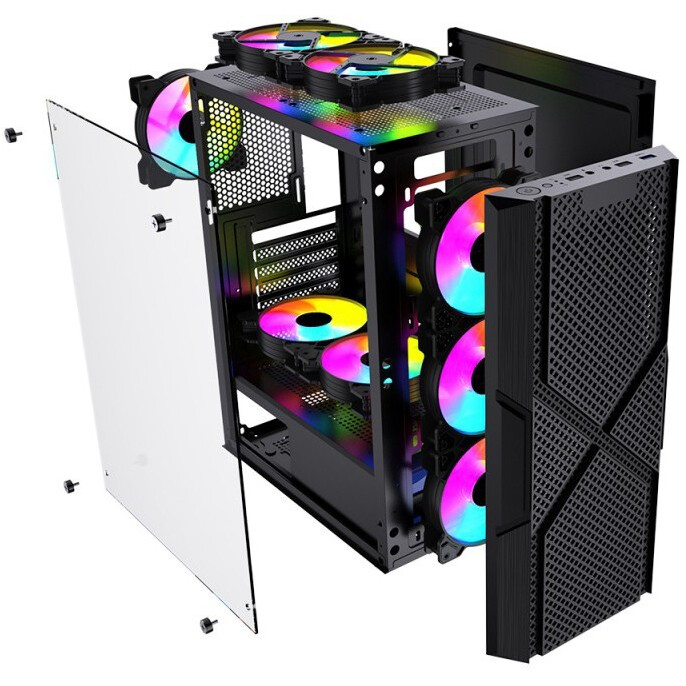 Корпус Powercase Mistral T4B Black - CMITB-L4 - фото 7