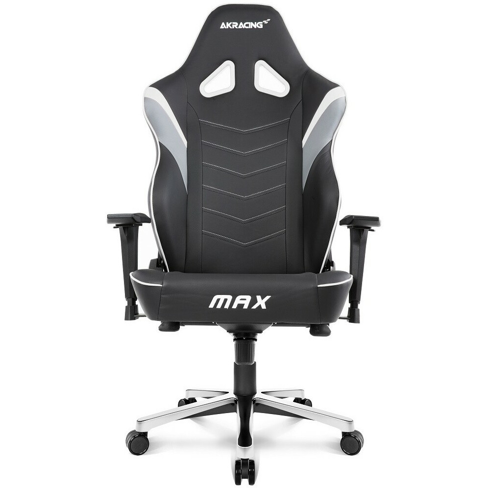 Игровое кресло AKRacing Max Black/White - AK-MAX-WT