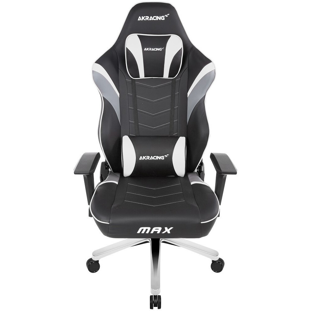 Игровое кресло AKRacing Max Black/White - AK-MAX-WT - фото 2