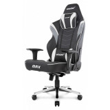 Игровое кресло AKRacing Max Black/White (AK-MAX-WT)