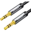 Кабель 3.5 Jack (M) - 3.5 Jack (M), 1м, UGREEN AV119 Grey/Black - 10733