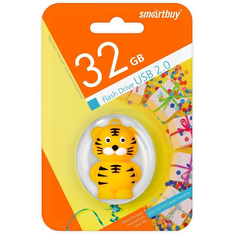 USB Flash накопитель 32GB SmartBuy Wild Tiger (SB32GBTIGERW) - фото 6
