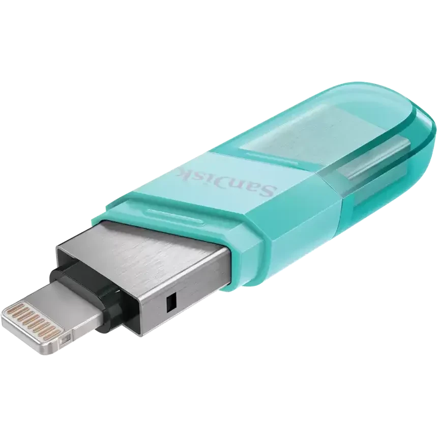 USB Flash накопитель 64Gb SanDisk iXpand Flip (SDIX90N-064G-GN6NK) - фото 2