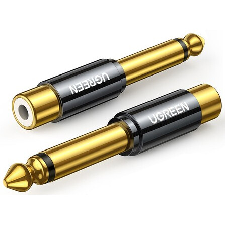 Переходник 6.3 Jack (M) - RCA (F), UGREEN AV169 - 80731 - фото 2