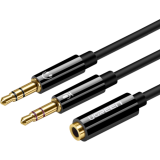 Разветвитель 3.5 Jack (F) - 2x 3.5 Jack (M), UGREEN 20899