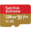 Карта памяти 128Gb MicroSD SanDisk Extreme (SDSQXAA-128G-GN6GN)
