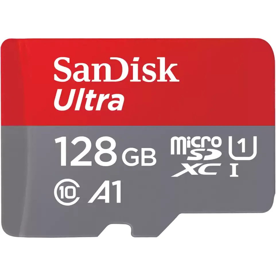 Карта памяти 128Gb MicroSD SanDisk Ultra (SDSQUAB-128G-GN6MN)