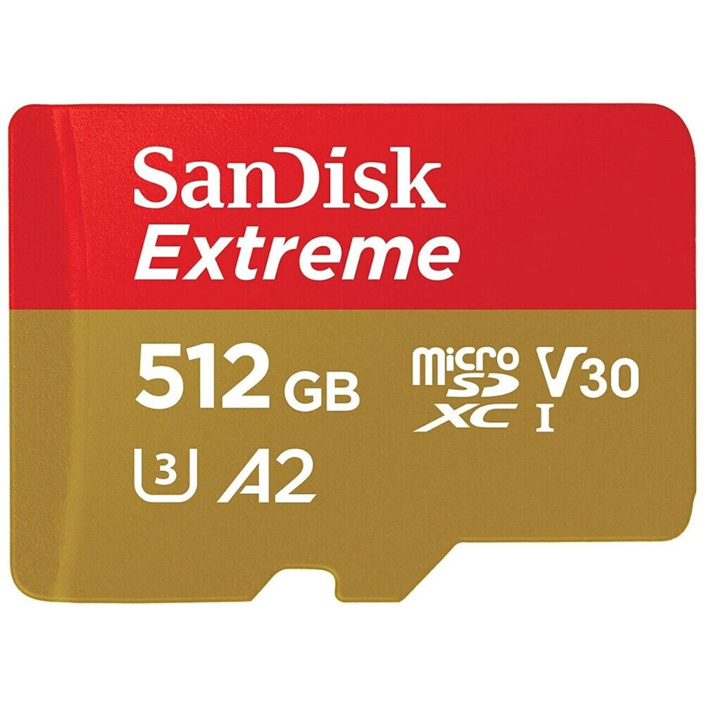 Карта памяти 512GB MicroSD SanDisk Extreme (SDSQXAV-512G-GN6MN)