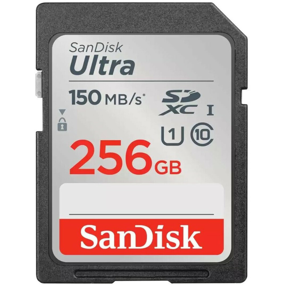 Карта памяти 256Gb SD SanDisk Ultra (SDSDUNC-256G-GN6IN)