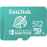 Карта памяти 512Gb MicroSD SanDisk Nintendo Switch (SDSQXAO-512G-GN3ZN)