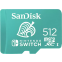 Карта памяти 512Gb MicroSD SanDisk Nintendo Switch (SDSQXAO-512G-GN3ZN)