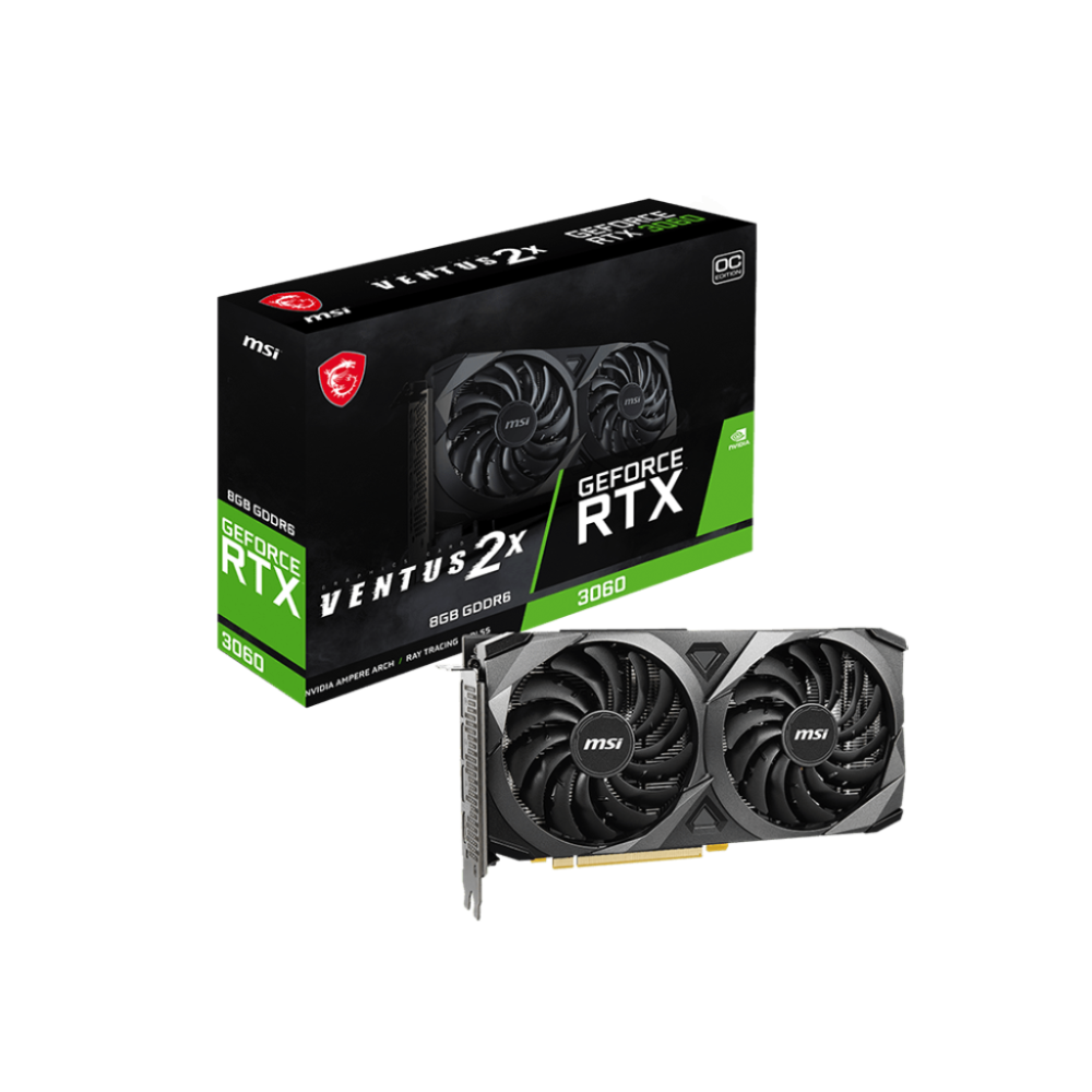 Видеокарта NVIDIA GeForce RTX 3060 MSI 8Gb (RTX 3060 VENTUS 2X 8G OC) - фото 5