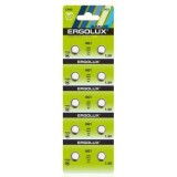 Батарейка Ergolux AG1 (LR60, 10шт)