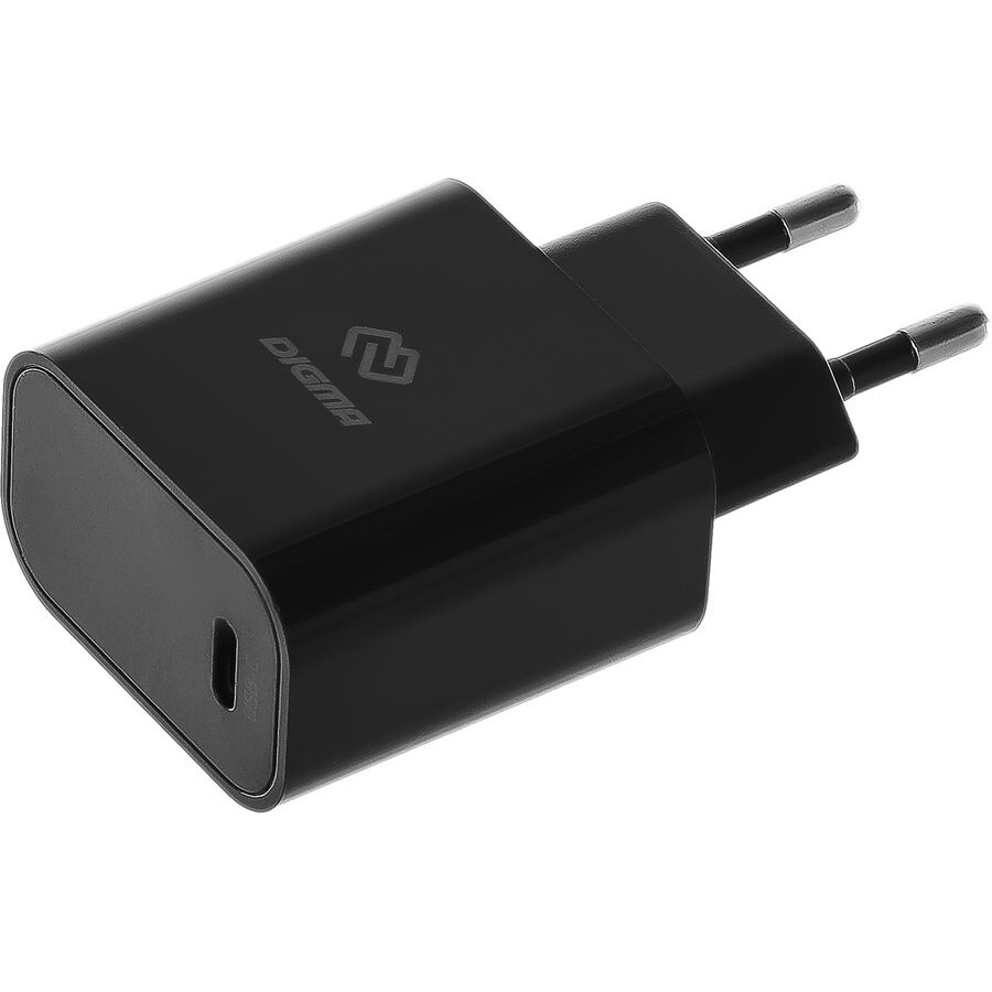 Сетевое зарядное устройство Digma DGW2C Black