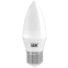 Светодиодная лампочка IEK LLE-C35-7-230-40-E27 (7 Вт, E27)