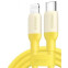 Кабель USB Type-C - Lightning, 1м, UGREEN US387 Yellow - 90226