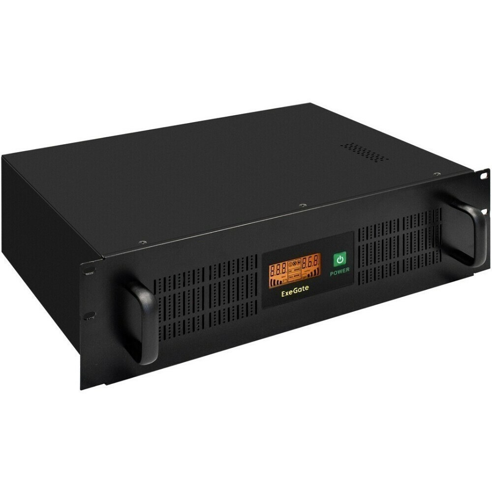 ИБП ExeGate Power ServerRM UNL-1500.LCD.AVR.2SH.4C13.RJ.USB.3U - EX293056RUS