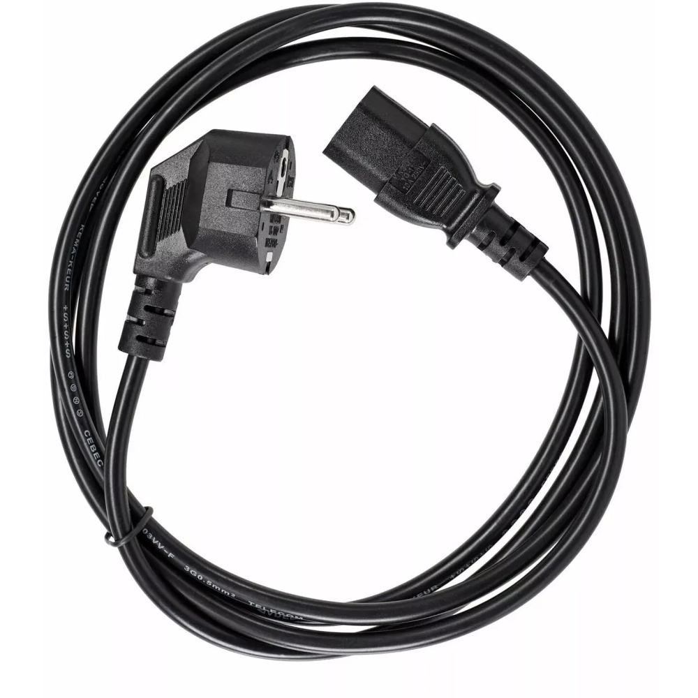 Кабель питания Schuko - C13, 1.8м, Telecom TY021-CU0.5-1.8M