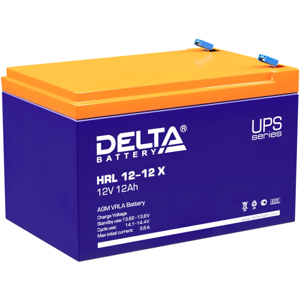 Аккумуляторная батарея Delta HRL12-12X - HRL 12-12 X