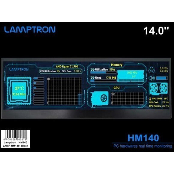 Монитор параметров Lamptron HM140 - LAMP-HM140 - фото 8
