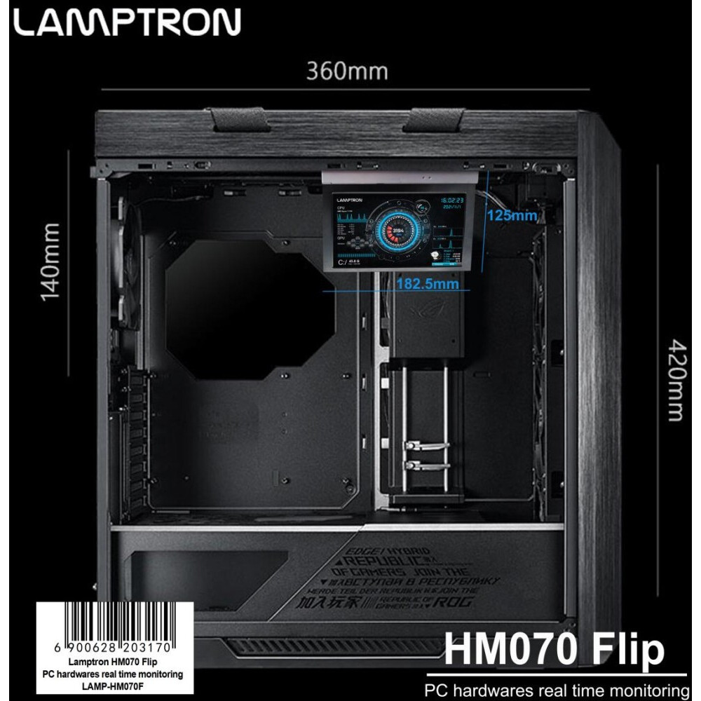 Монитор параметров Lamptron HM070F - LAMP-HM070F - фото 3
