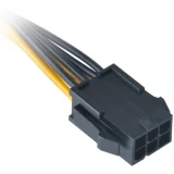 Переходник 6-pin PCI-E - 8-pin EPS, 0.15м, Akasa AK-CB051
