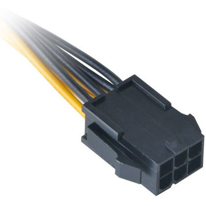 Переходник 6-pin PCI-E - 8-pin EPS, 0.15м, Akasa AK-CB051 - фото 2