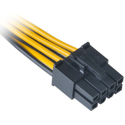 Переходник 6-pin PCI-E - 8-pin EPS, 0.15м, Akasa AK-CB051 - фото 3
