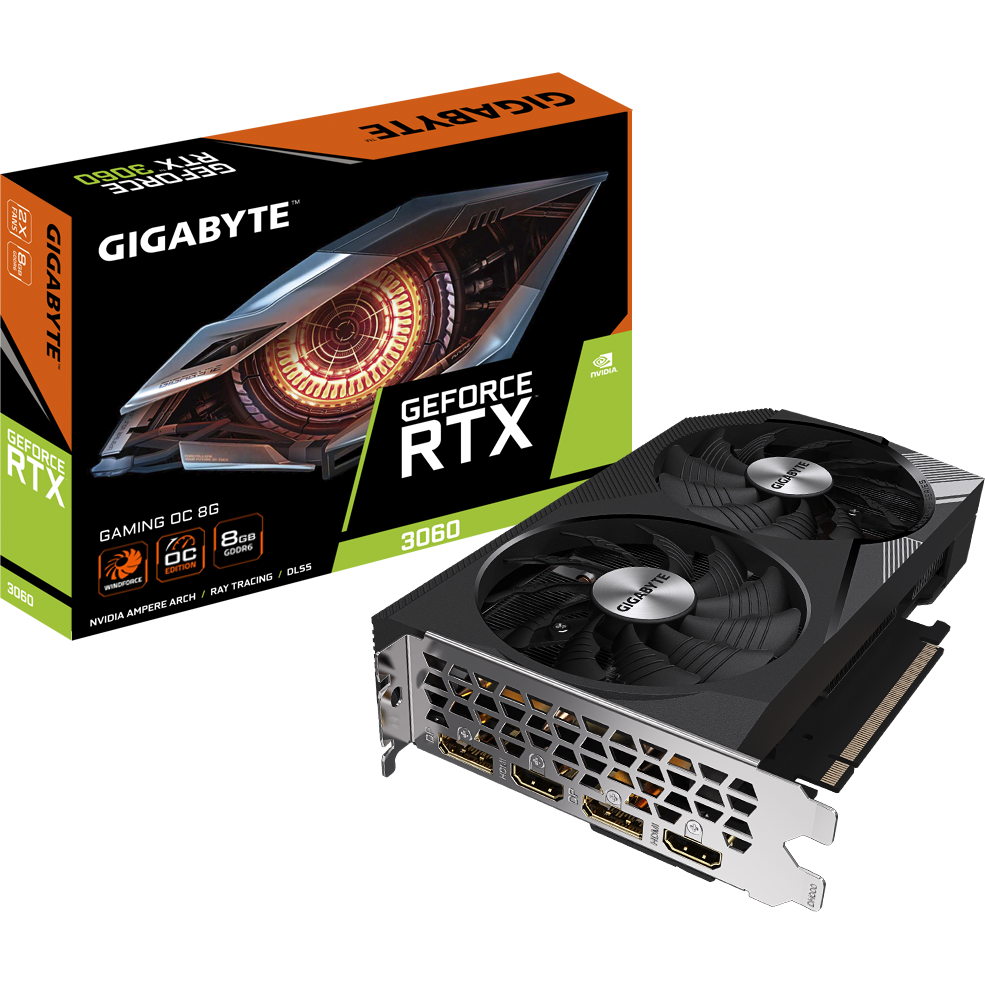 Видеокарта NVIDIA GeForce RTX 3060 Gigabyte 8Gb (GV-N3060GAMING OC-8GD) - фото 8