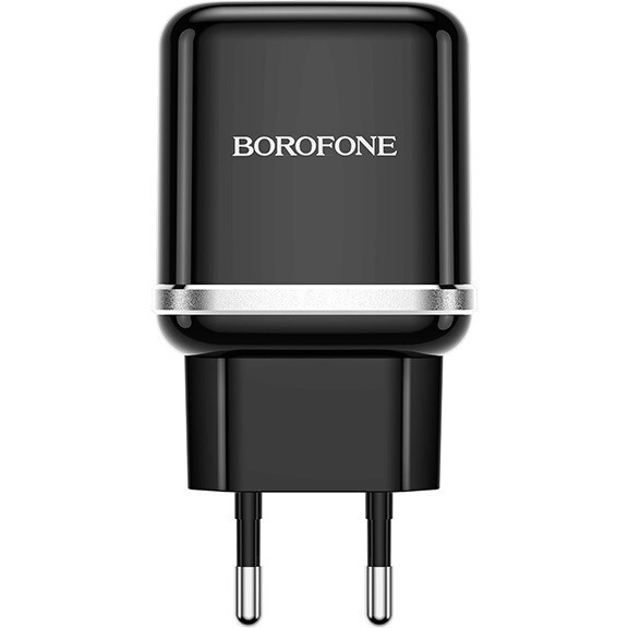 Сетевое зарядное устройство Borofone BA36A Hight Speed Black - 6931474715968 - фото 2