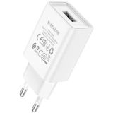 Сетевое зарядное устройство Borofone BA68A Glacier White (6974443385670)