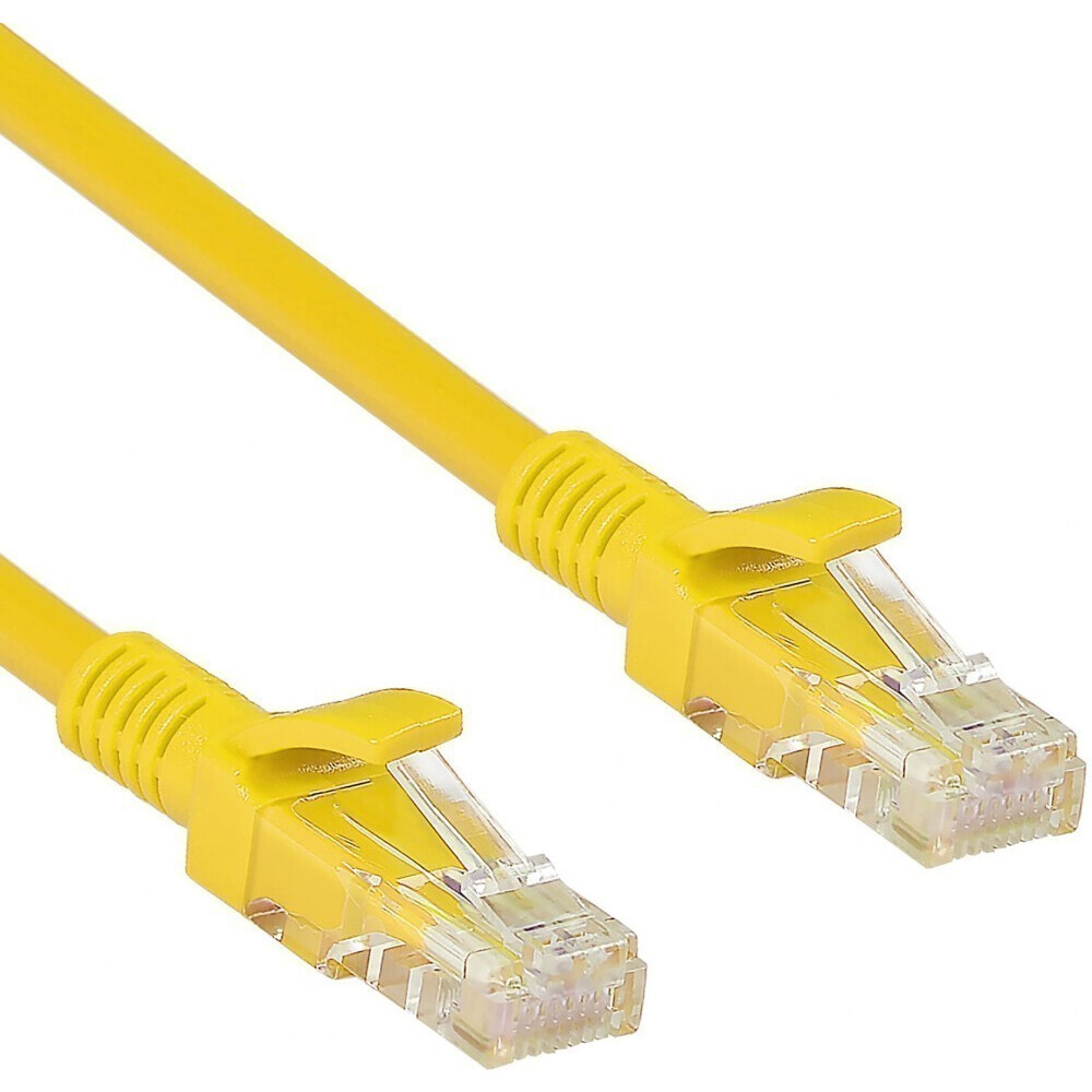 Патч-корд Buro UTP-5E-5M-YL, 5м