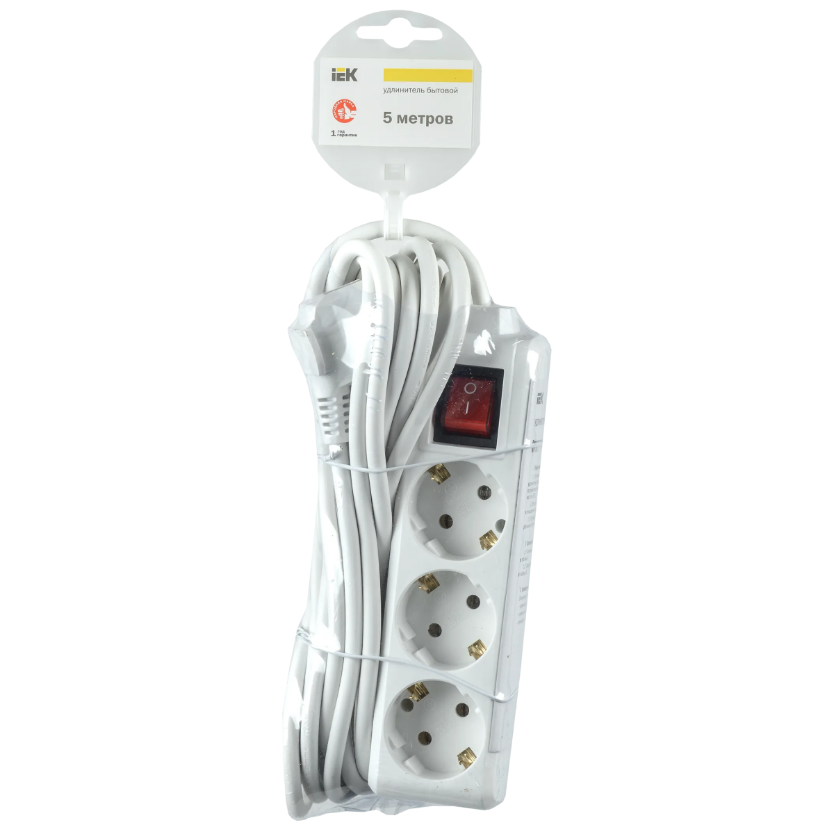 Сетевой удлинитель IEK WYP10-16-03-05-ZK-N - фото 2