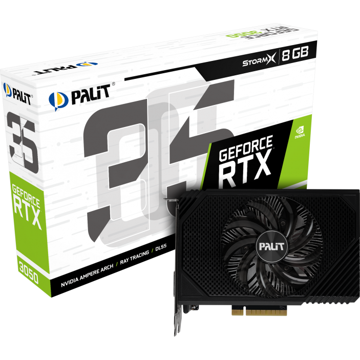 Видеокарта NVIDIA GeForce RTX 3050 Palit StormX 8Gb (NE63050018P1-1070F) - фото 4