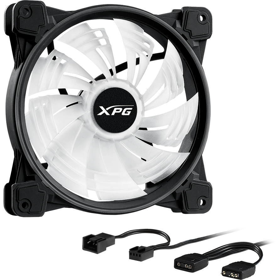 Вентилятор для корпуса ADATA XPG HURRICANE 140 PWM ARGB Black - HURRICANE140ARGBPWM-BKCWW
