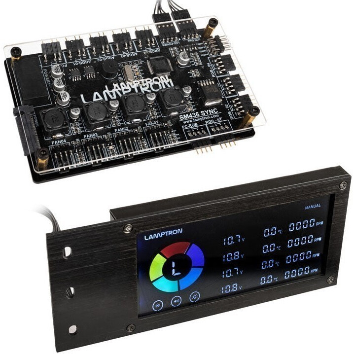 Контроллер вентиляторов Lamptron SM436 Sync Edition (CA410B)