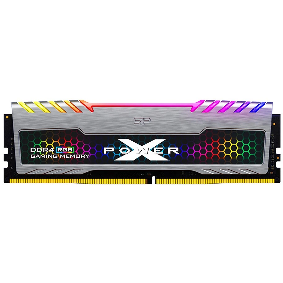 Оперативная память 8Gb DDR4 3600MHz Silicon Power XPower Turbine RGB (SP008GXLZU360BSB)
