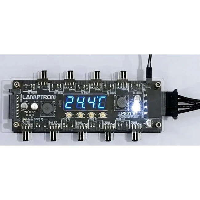 Контроллер вентиляторов Lamptron LP801 - LAMP-LP801 - фото 2