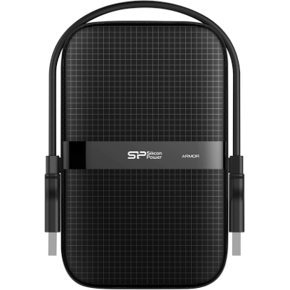 Внешний жёсткий диск 2Tb Silicon Power Armor A60 Black (SP020TBPHDA60SCA) - фото 2