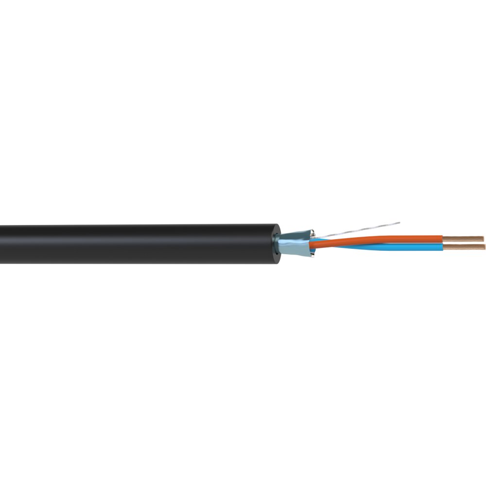 Кабель микрофонный Wize WMC24200P, 200м