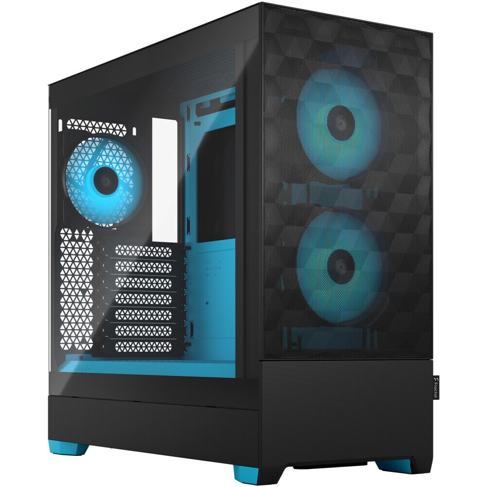 Корпус Fractal Design Pop Air RGB Cyan TG Clear Tint - FD-C-POR1A-02