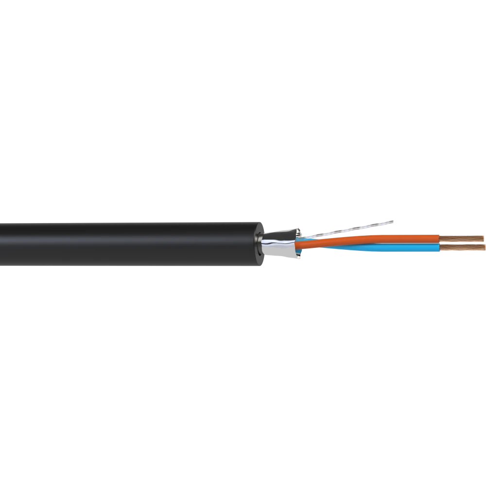 Кабель балансный микрофонный Wize WMC2450FL, 50м