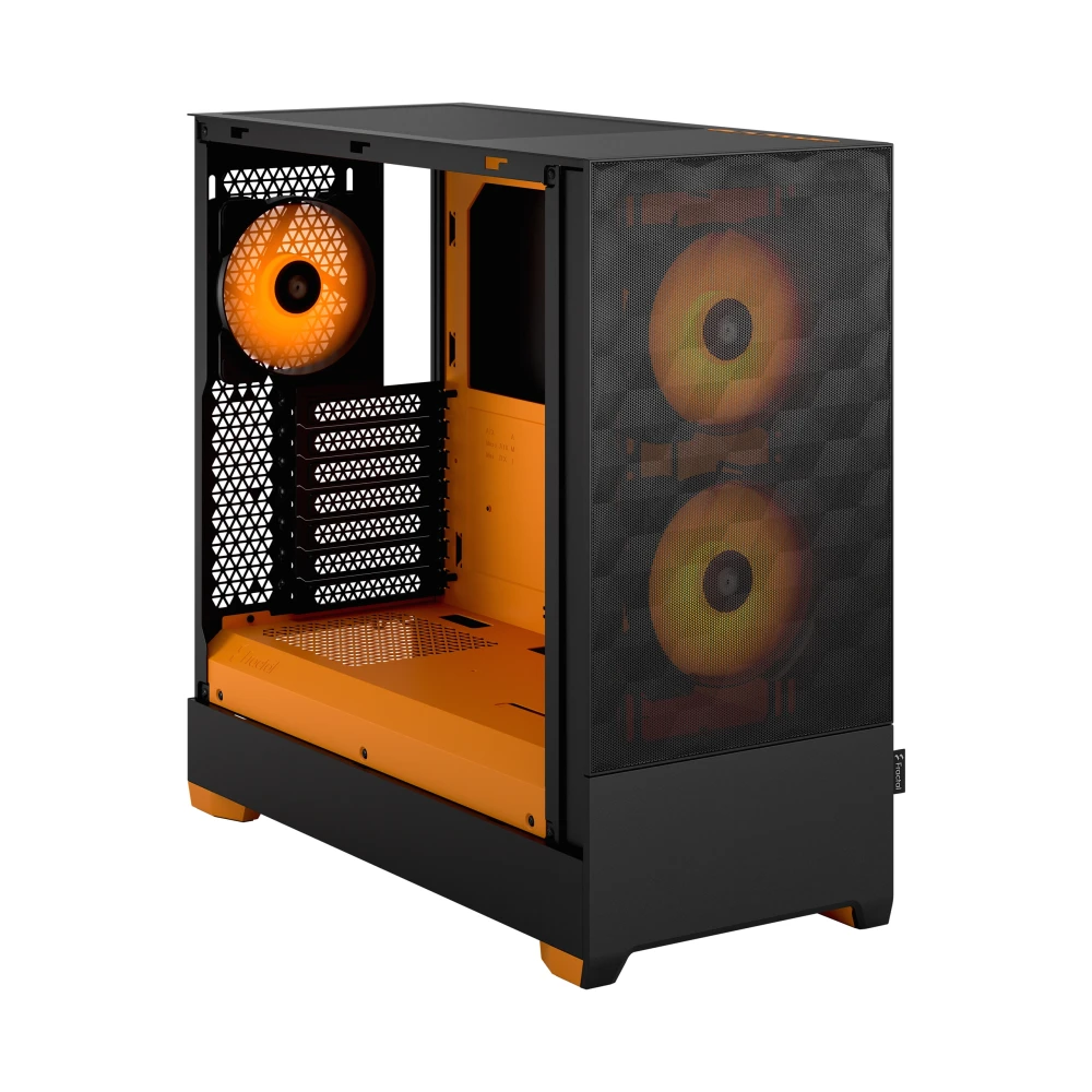 Корпус Fractal Design Pop Air RGB Orange TG Clear Tint - FD-C-POR1A-05 - фото 7